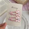 Summer Sequined Bow Flower Hairpin Sweet Children's Hair Accessories Do Not Hurt The Hair Side Bangs Hairpin Headdress Bb Clip