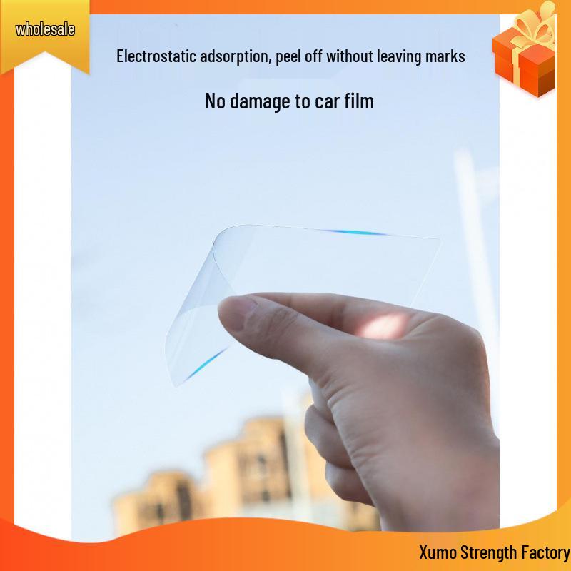 Transparent Static Cling Sticker for Vehicle Dashcam & Inspection Marks