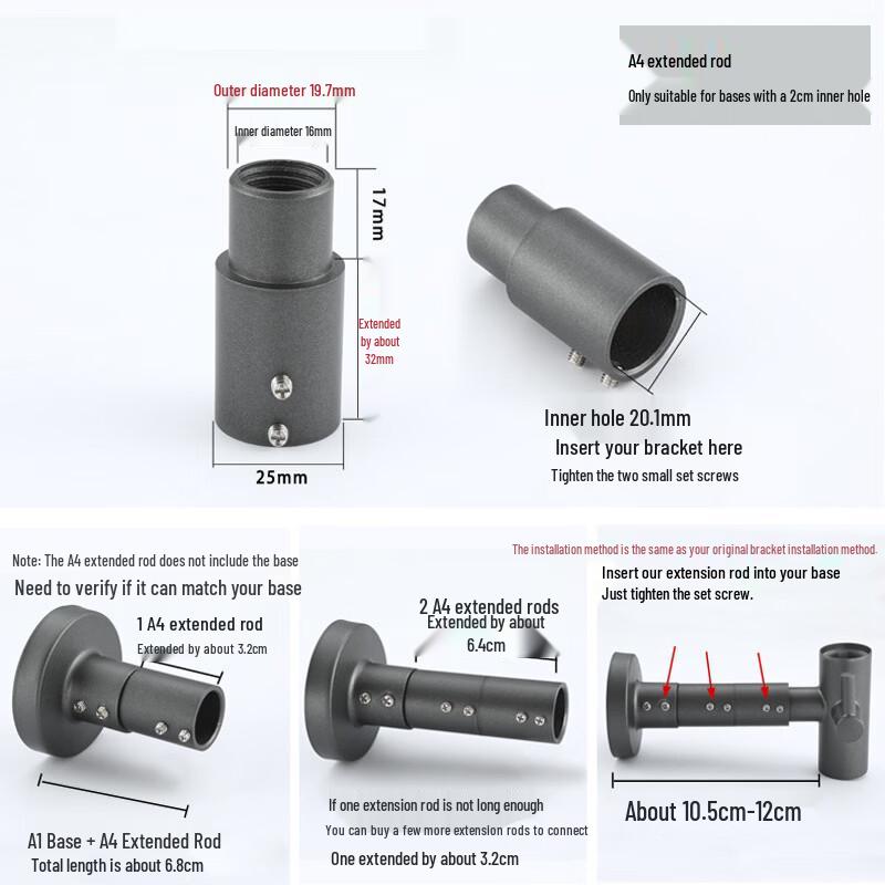 OLOEY Shower Head Holder Base
