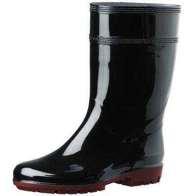 Midori Anzen HG2000N Super Black Work and High Size Boots, Slip-Resistant, Oil- Chemical-Resistant, Grip, Unisex, 23.0cm