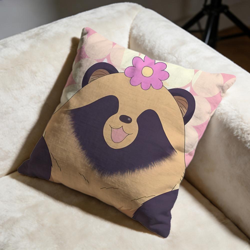 Fashion Wwith You and the Raing Cushion Cover Soft Decorative Pillow Case Suitable for Bedroom Sofa Car Travel Use