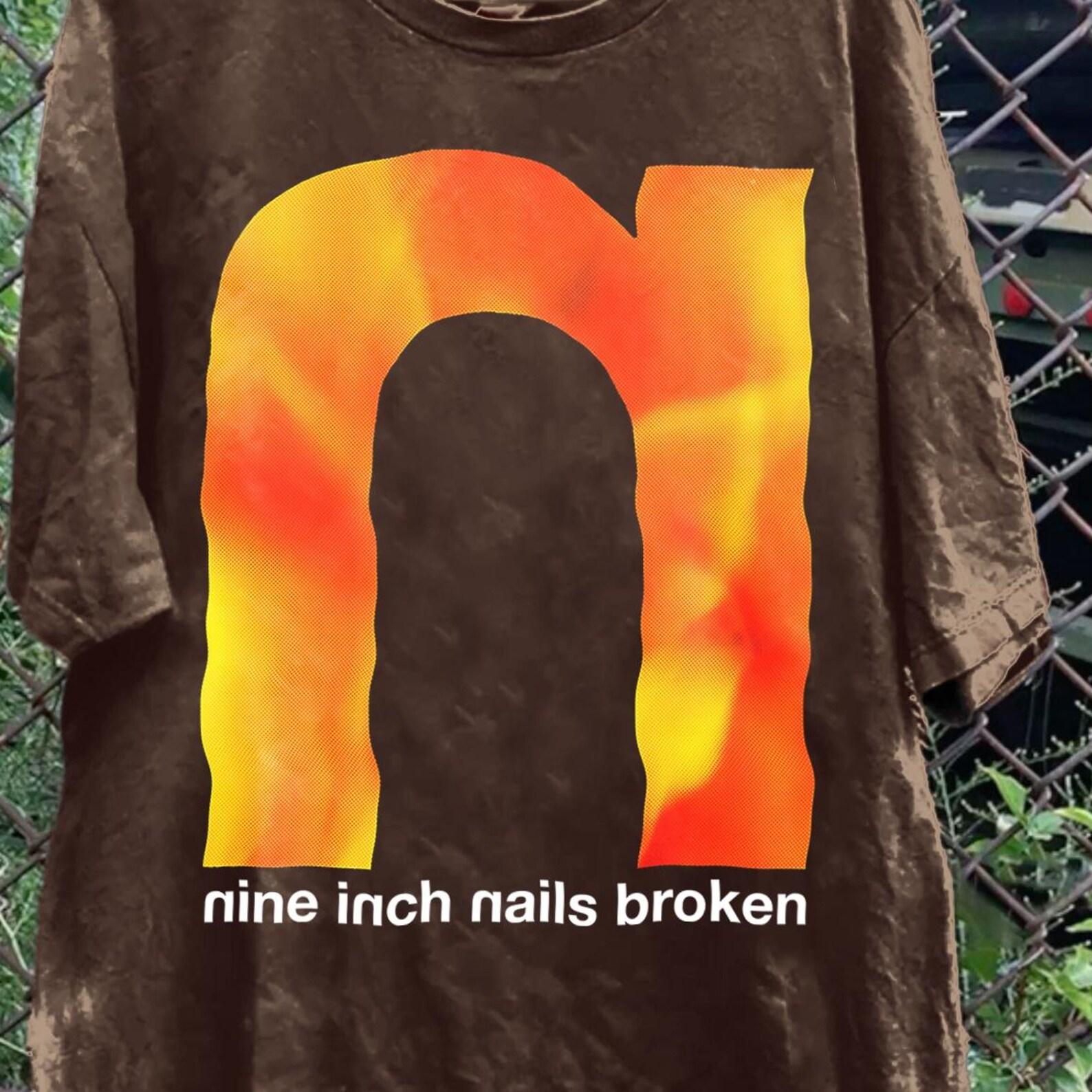 NIN Broken T-Shirt | Nine Inch Nails Broken Logo Tee 3XL