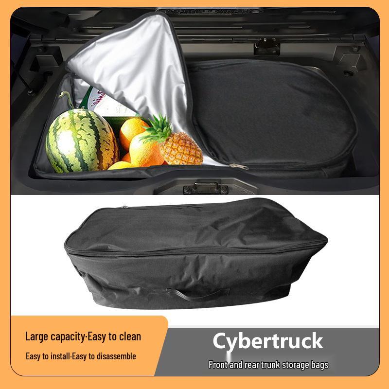 Tesla Cybertruck Insulated Oxford & EVA Storage Bags for Front/Rear Trunk