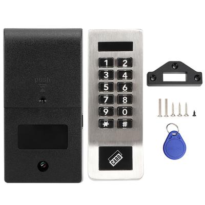 Digital Keypad Electronic Coded Lock Home Security Card Password Door Lock for Sauna Locker