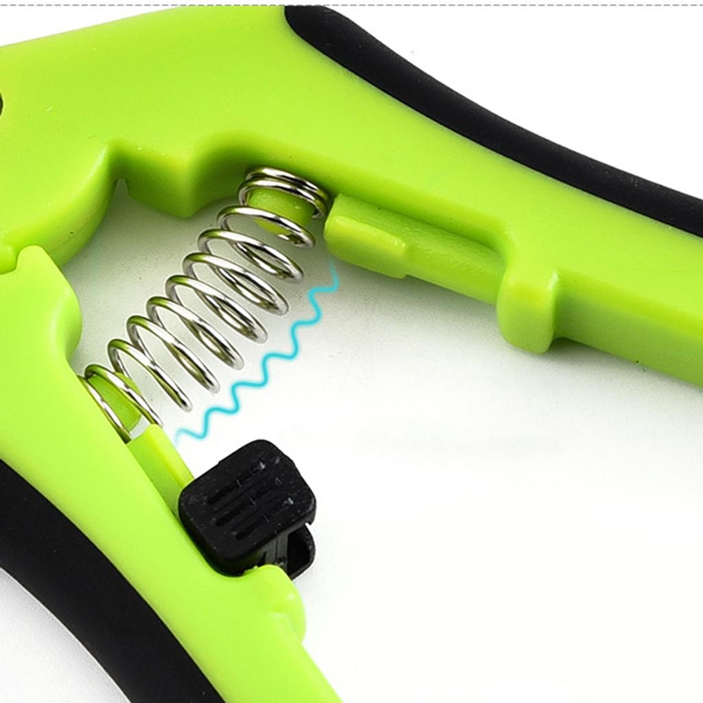 Stainless Steel Hand Elbow Spring Safety Lock Garden Pruning Scissors Outdoor