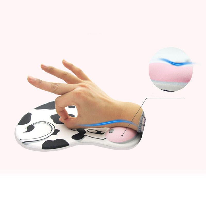 H-03 Kuh Tier Silikon Handgelenk Bequem Slip Cartoon Anime Farbe Mauspad