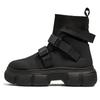 Fashion Gray Men's Buckle Strap Boots Trendy Designer Socks  Boots Men Tooling Platform Shoes Man Slip-On Autumn Winter Footwear