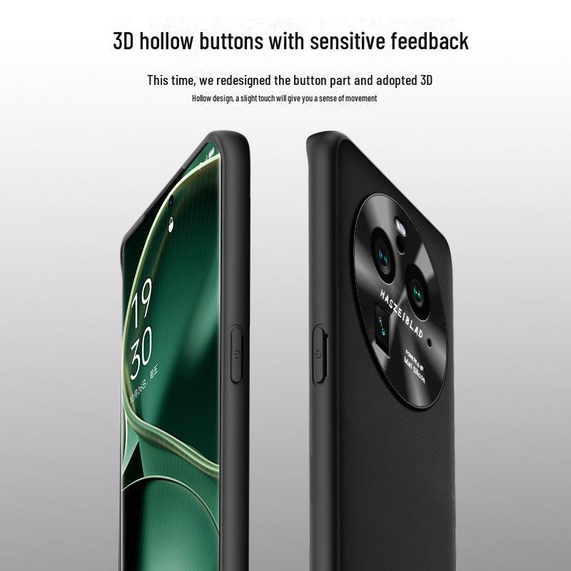 Protective Liquid Leather Shell Cover for Oppo Find X6 Pro. Anti-fall Design. One Piece Shipment Available.