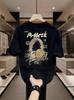 Trendy Men's High-End Pure Cotton Summer T-Shirt: 2026 Loose Fit, Short Sleeve