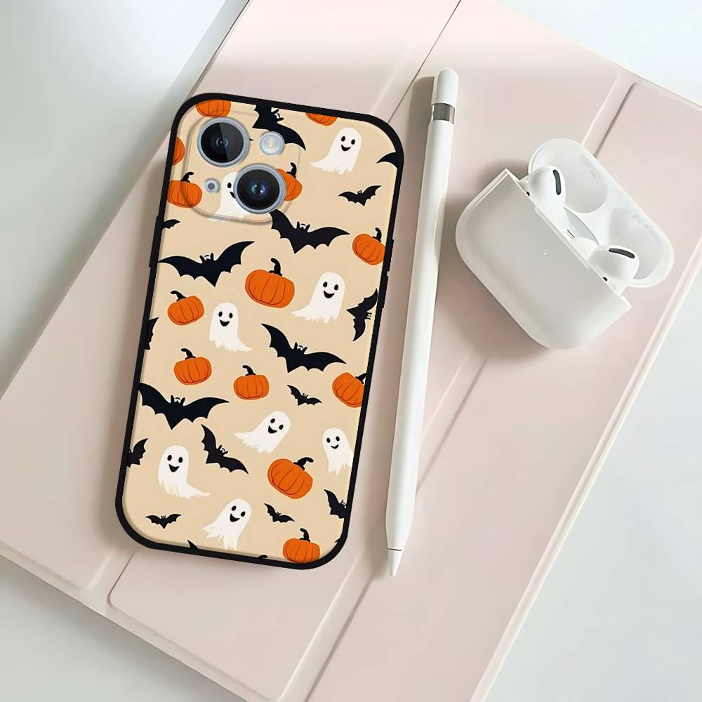 Halloween Black Phone Case That Fits For IPhone 17,16,15,11,13,14 Pro Max,Plus,X,Xr,Xs Max,13Mini