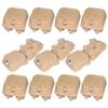 10Pcs Space Saving Paper Pulp Egg Cartons Stackable Egg Containers Chicken Eggs Tray  Restaurant