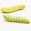 12Pcs Simulation Caterpillar Crawling Insect Animal Model Toy Funny Prop Halloween Prank Toy Miniature Fairy Garden Decoration