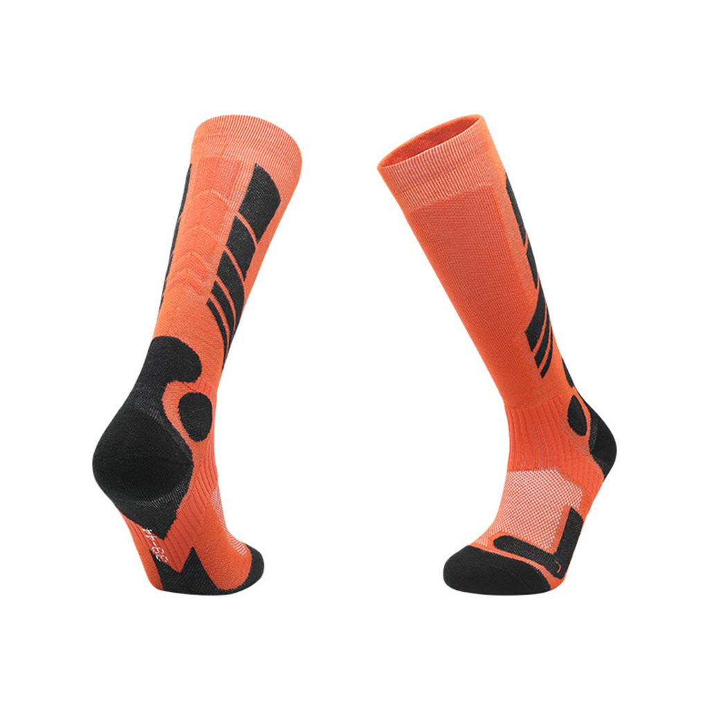 Men's And Women's Long Tube With Thick Fleece And Warm Snow Socks, Ski Socks