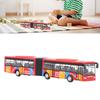 Pull Back Alloy Bus Extended Length Full Function   Structure Educational Alloy Bus Vehicle Model Toy
