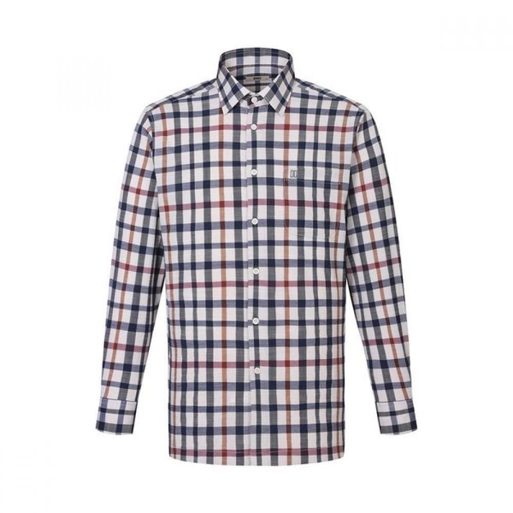 

DakS Men S houSe Check Regular Fit Long Sleeve Shirt dmS1Shcl140i1 beige/095