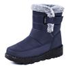 Cotton Shoes Women's Winter New Large Women's Snow Boots with Thick Velvet and High Top Casual Women's Boots