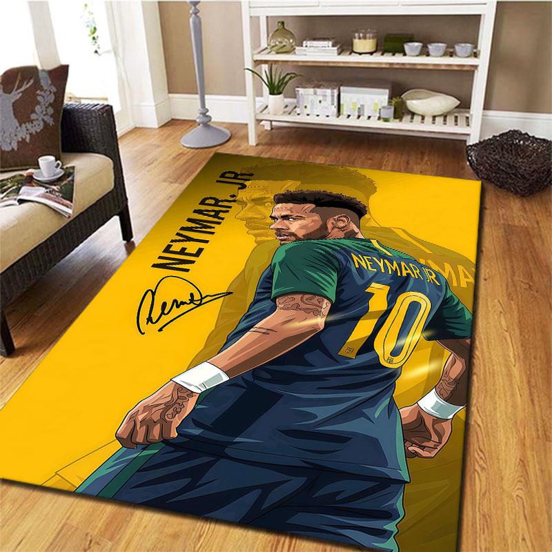 Neymar Carpet Rug for Living Room Bedroom Home Sofa Decoration,Kids play Non-slip Floor Mat