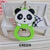 PVC Schlüsselanhänger Cartoon Panda Silikon Flaschenöffner Weinanfänger Kühlschrankaufkleber