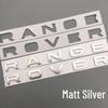 Letras Delanteras y Traseras Land Rover y Emblema del Capó RANGE ROVER para Range Rover Sport y Evoque