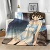Anime T-TrueS Tears Throw Soft Warm Throw Blanket for Bedroom Living Room Bed Travel Camping Picnic Gift