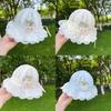 Baby Girl Summer Sun Hat With Adjustable Brim For Outdoor Protection