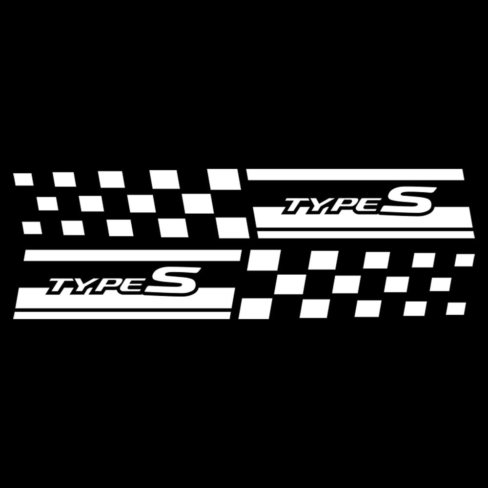 2PCS Car Styling Column Decals Window B Pillars Decorative Stickers For Honda Fit Civic Jazz CITY Accord CR-Z VTEC Vezel Insight