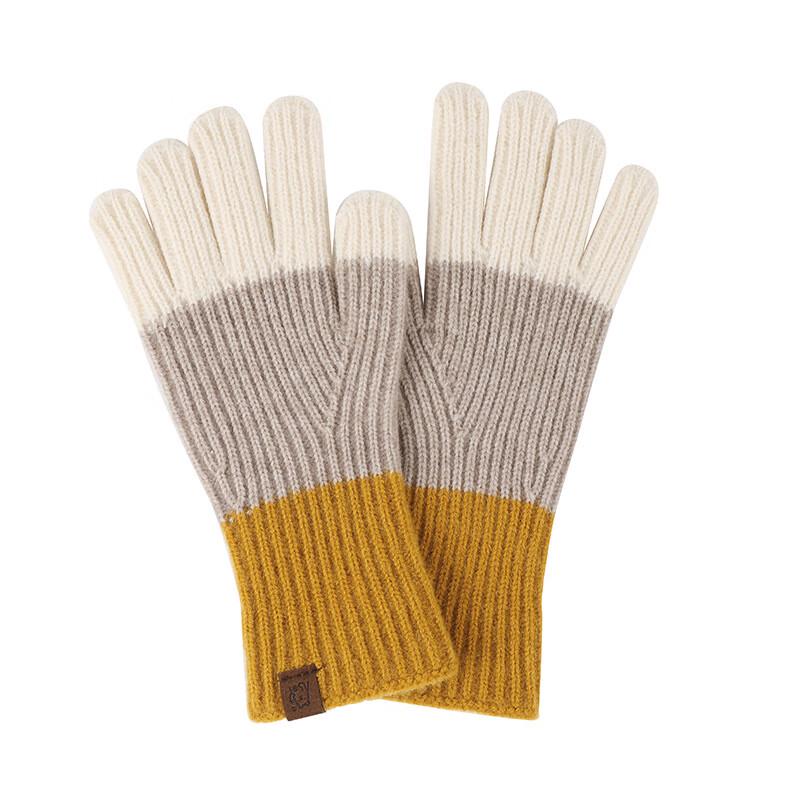 REACH STAR Winter Color Block Touchscreen Finger Gloves