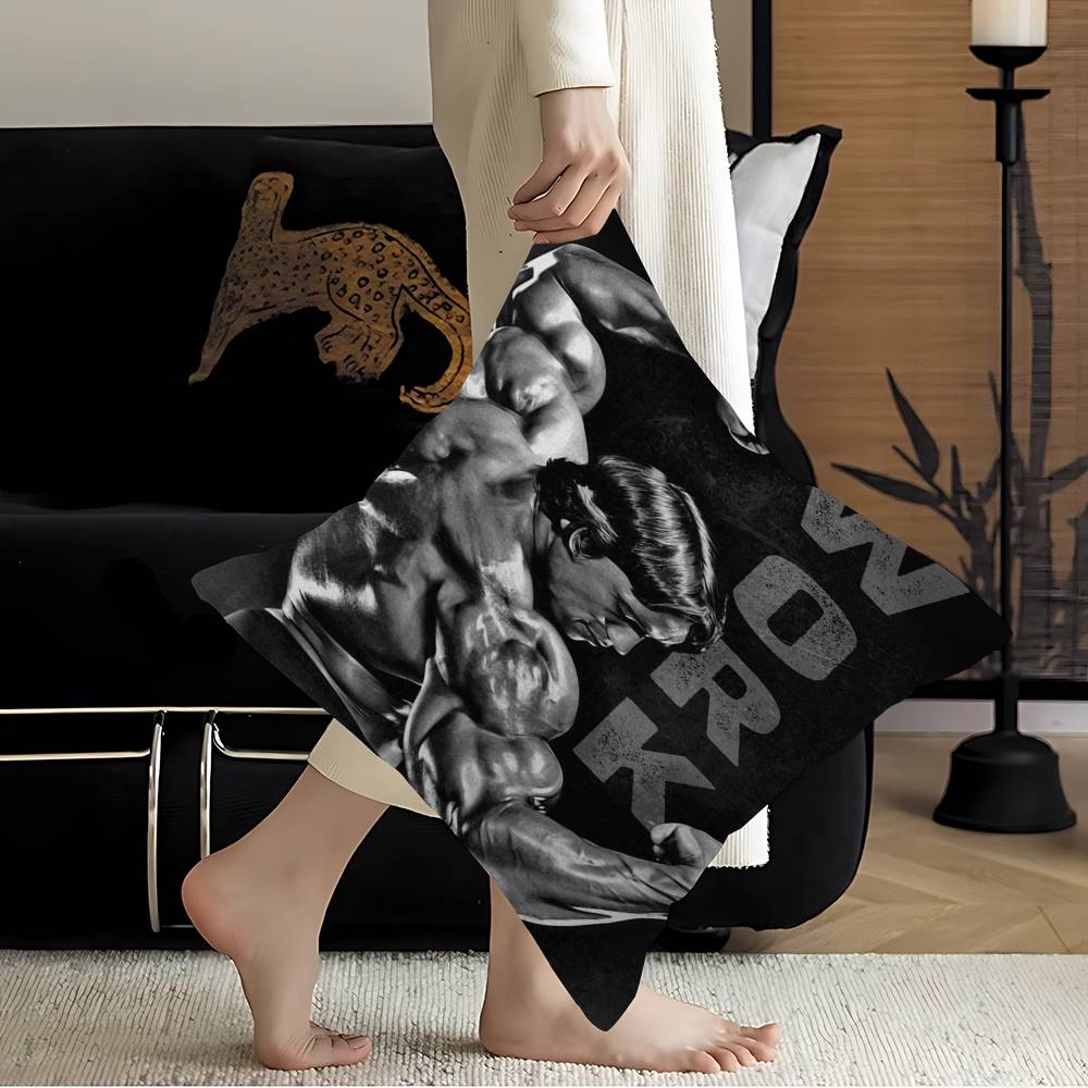 Bodybuilding King-Arnold pillow cover sofa cushion cover home room decoration children gift