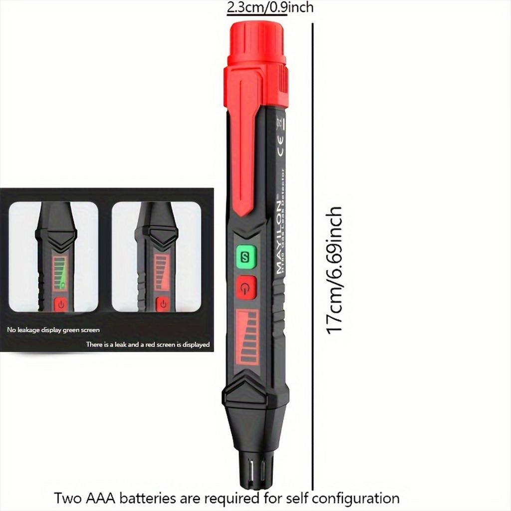 1pc  Gas Leak Detector Alarm Combustible Gas Detector WithAudible And Visual Alarm For All Types Of Flammable Gases
