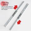 2PCS Smooth Glide Bearing Drawer Slides Two Way Slide Hardware Accessories Drawer Rail Full Extension 8"-17" Drawer Glides