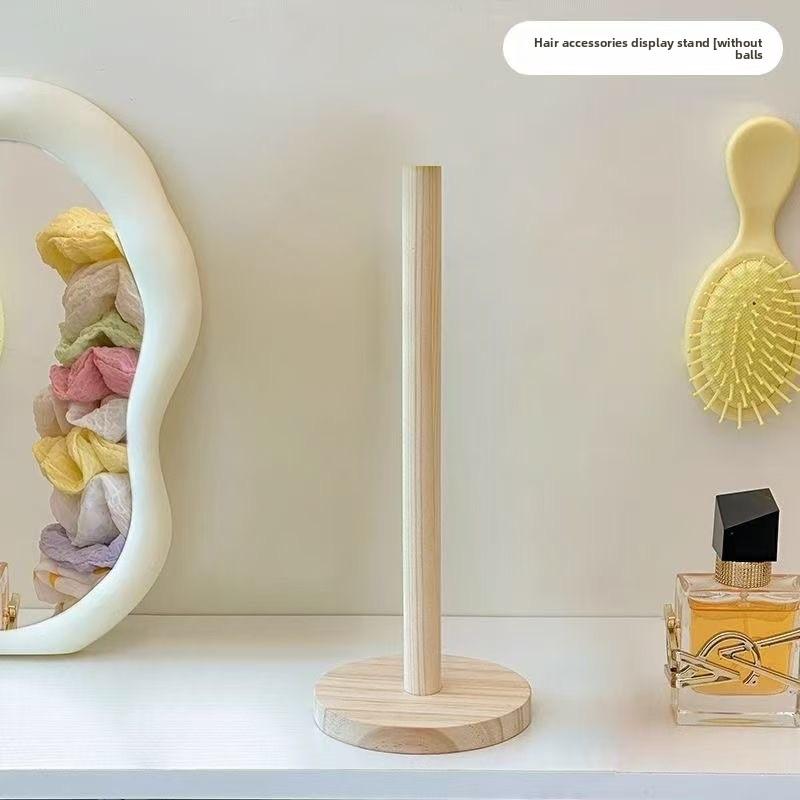 

Антикварный стиль Стойка для хранения аксессуаров для волос - Деревянная многоярусная подставка для растений, повязок на голову, заколок для волос, для ювелирных изделий - Стойка для хранения