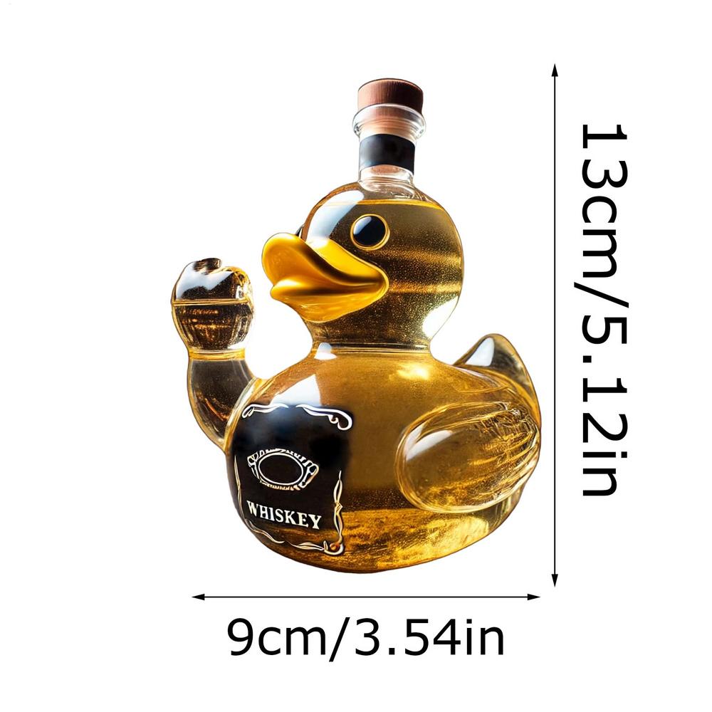 

Забавная бутылка виски-утки, креативное украшение в виде виски-утки, красочный декор виски-утки для гостиной/баров, забавный подарок-украшение