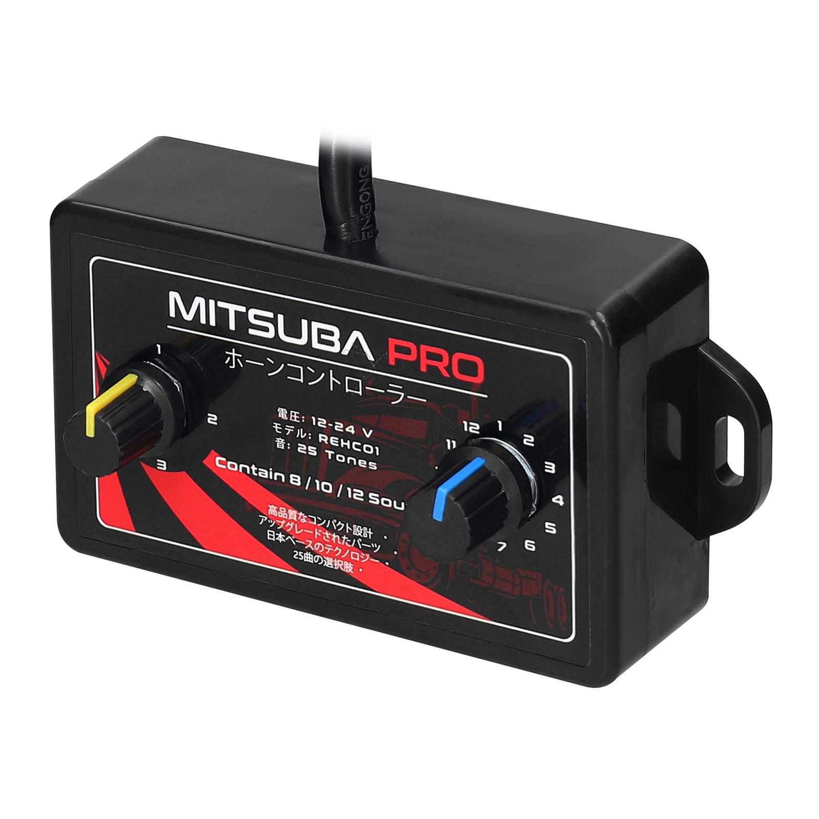 

25-тональный автомобильный контроллер гудка, электрический динамик, блок управления звуком 1224 В для автомобиля, грузовика, морского судна чёрный