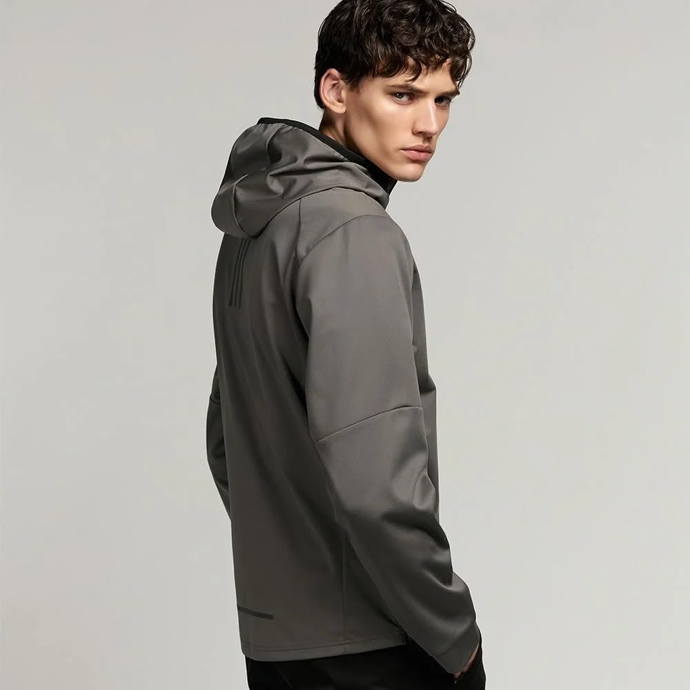 Adidas Hydro Sauna Suit Top and Bottom Set Jacket and Pants for and Workouts 4.0 (ADISS24M) - Running, Jogging, (Charcoal Gray, X-Large)