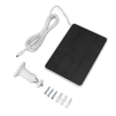 4W 5V solární panel pro bezdrátovou venkovní bezpečnostní kameru IP65 Vodotěsný solární nabíjecí panel s