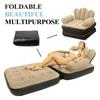 Multiple Position Adjustable Air Sofa Bed Waterproof PVC Fabric Foldable Furniture For Apartment Dorm Outdoor Relaxation