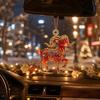 Shining Goat Hanging Ornament 2D Flat Animal Hanging Decoration  Holiday Party Decor