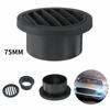 1pc 75mm Diesel Heizung Kanal Schlauch Rohr Warm Air Vent Directional Outlet