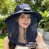 UV Protection Fisherman Hat Quick-Drying Sun Cap Portable Mosquito Head Net Hat  Summer