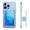 For Magsafe Transparent Magnetic Wallet Clip Phone Back Sticker For Iphone12Pro 13 14 Pro Max Macsafe Card Bag On Sleeve