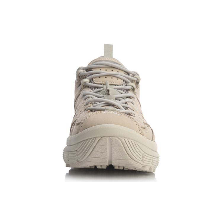 Li Ning Semana de Moda de Paris Calçados ACE Cano Baixo Tênis de Basquete Vintage Feminino Cinza Chuva de Nuvens AGBQ072-4