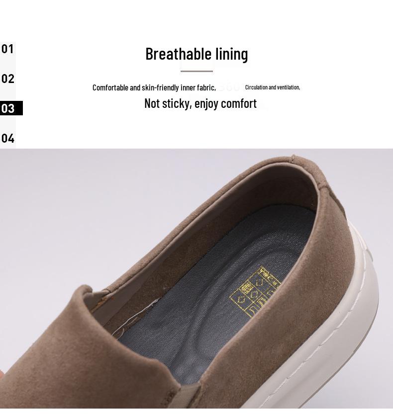 Men's Spring 2025 Casual Slip-On Sneakers: Comfortable, Versatile, and Breathable Loafers