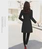 Women's Mid-Length Trench Coat, 2023 Korean Style, Slim Fit, Sizes 25-45, Suitable for Spring & Autumn.
