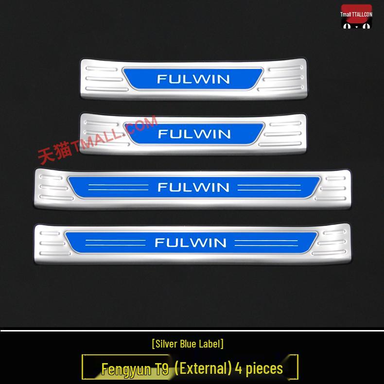 Plăcuțe de protecție praguri uși și autocolant protecție portbagaj Chery Fengyun T9