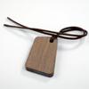 Natural Black Walnut Blessing Keychain Pendant with Custom Engravings