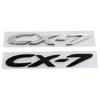 ABS Car Body Fender Side 3D Letter Emblem for Mazda CX4 CX5 CX7 CX30 CX50 CX60 CX90 C-HR Rear Trunk Badge Replaced Sticker lfpaz09