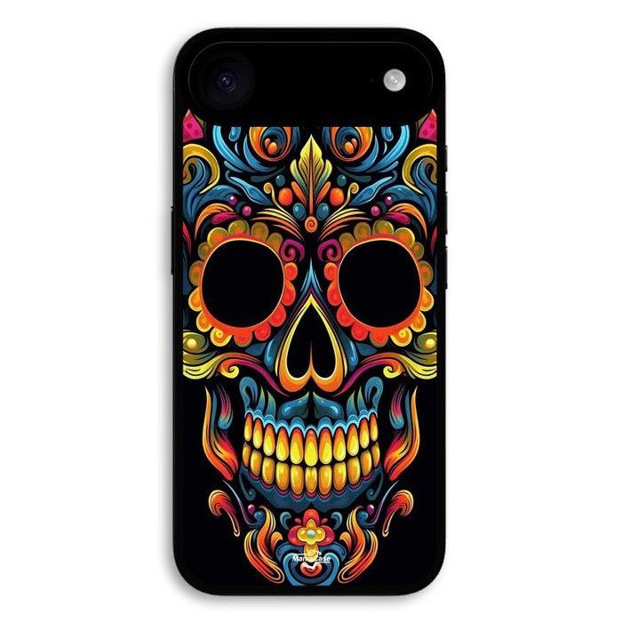 Coque de téléphone - MANIACASE - iPhone 17 Air - Silicone - Souple - Tête de mort coloré