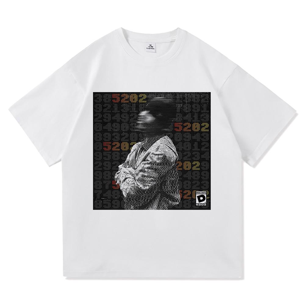 Duki 5202 MIXTAPE T Shirt 2025 New Album Retro Fashion Men/women Clothing Vintage Harajuku High Quality Clothes Cotton Tshirts
