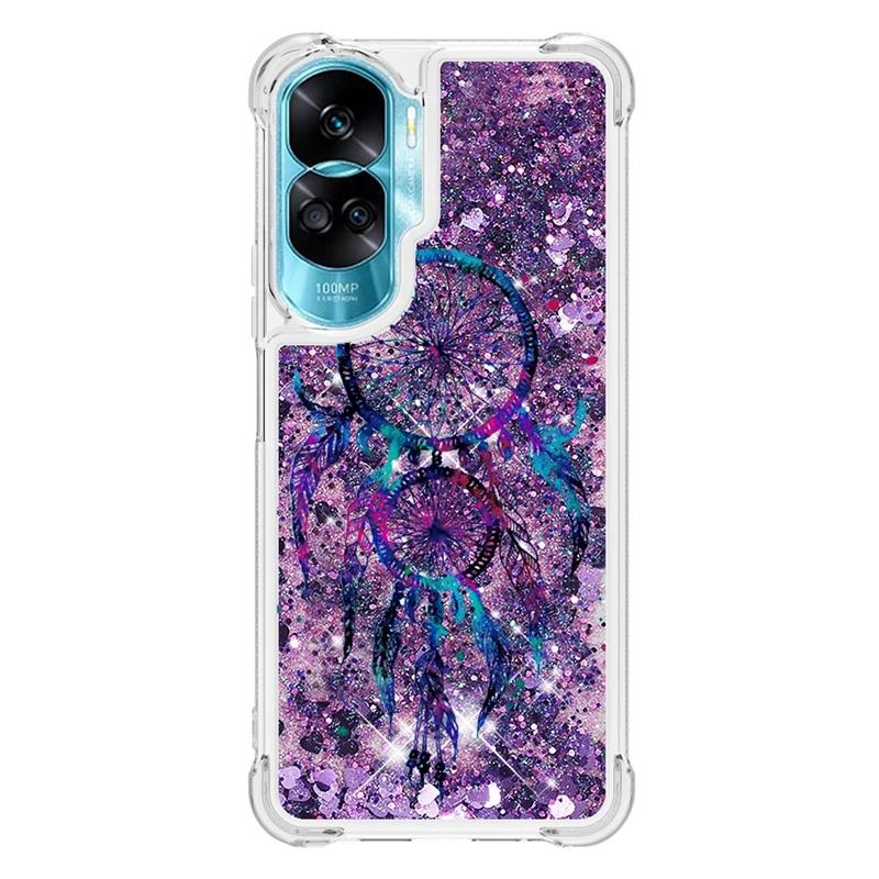 For Honor 90 Lite Case Cartoon Painted Pattern Quicksand Liquid Cover For Huawei Honor 90 Lite Honor90 90Lite Phone Case Fundas