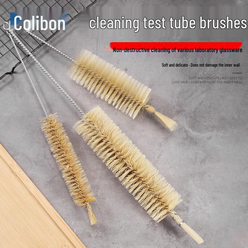 Kelibang 3-Piece Boar Bristle Cleaning Brush Set